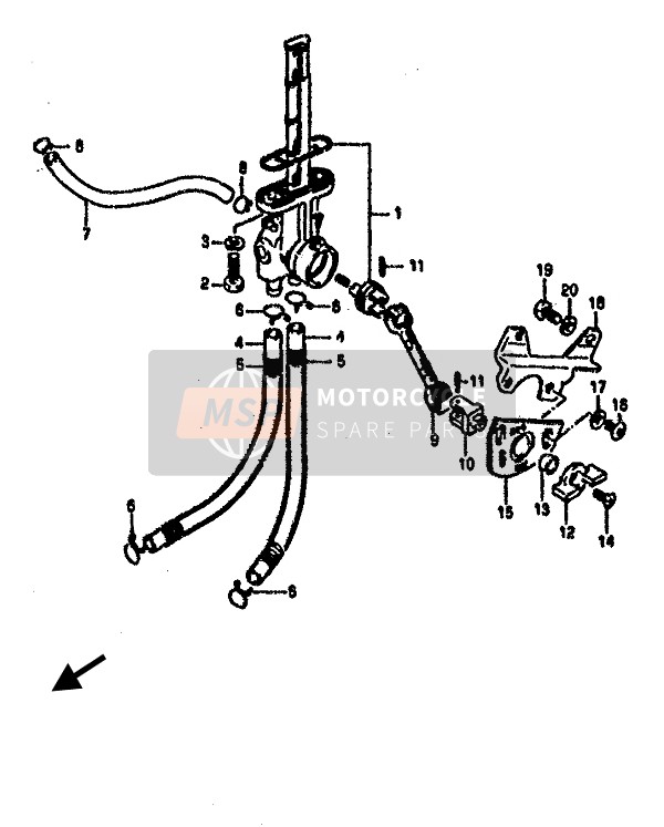 0920503012, Pin, L:16, Suzuki, 1