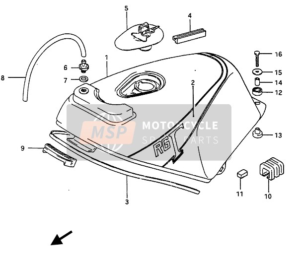 Fuel Tank (RG250C-FC)