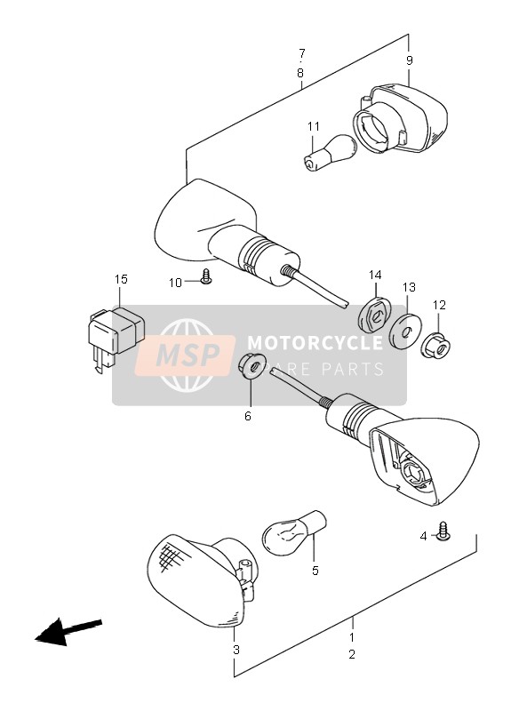 Lampe de clignotant