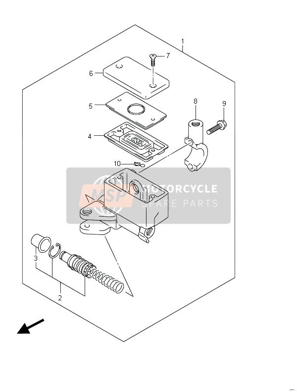 Front Master Cylinder (GSF650SUA)