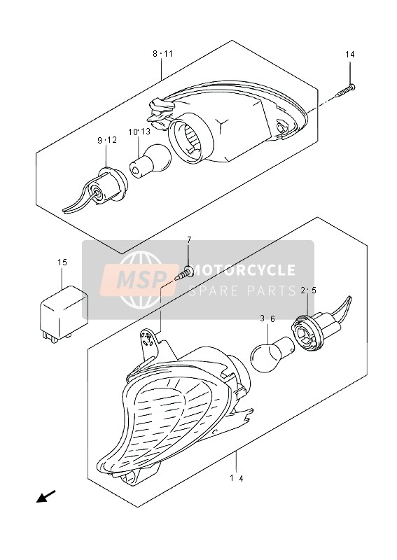 Lampe de clignotant