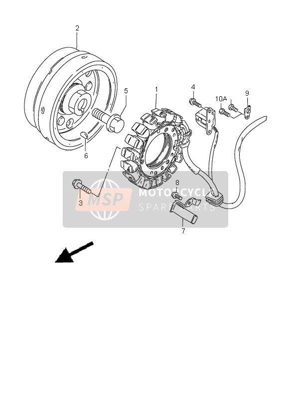 0910005019, Vite T.E. 5X10, Suzuki, 0