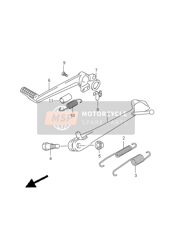 4231017H00, Stand, Prop, Suzuki, 0