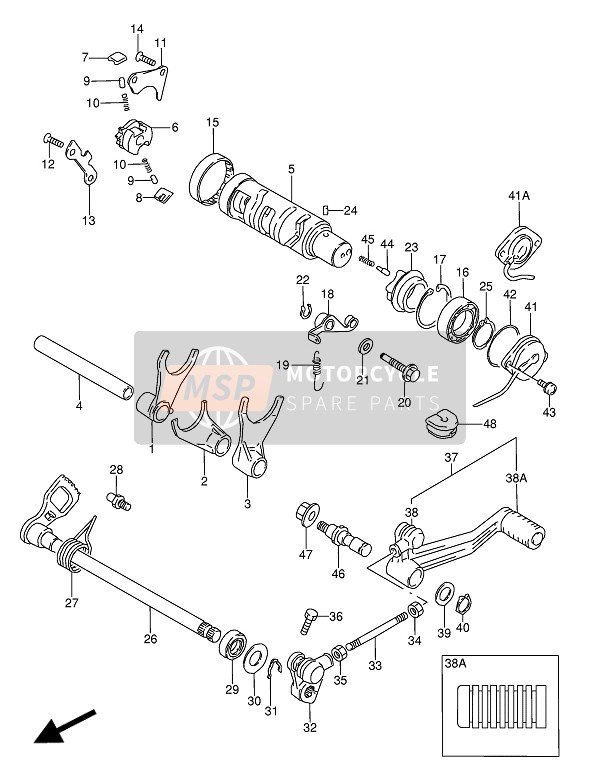 Suzuki GSX600F(U)(U2) 1993 Gear Shifting for a 1993 Suzuki GSX600F(U)(U2)