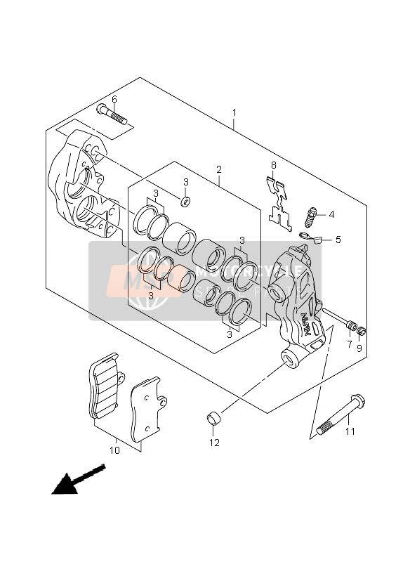 5910023820, .Piston Set, Suzuki, 1