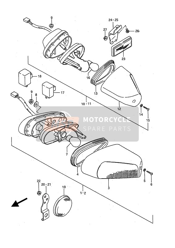 Lampe de clignotant