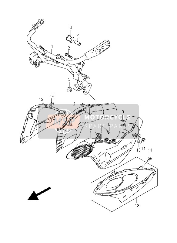 9468115H01YME, Cover Comp,Inta, Suzuki, 0