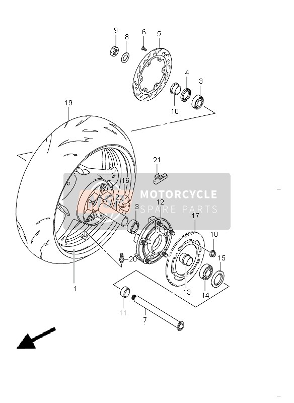 6411115H000FR, Wheel, Rr, 17M/CXMT6.00  (Gold), Suzuki, 0