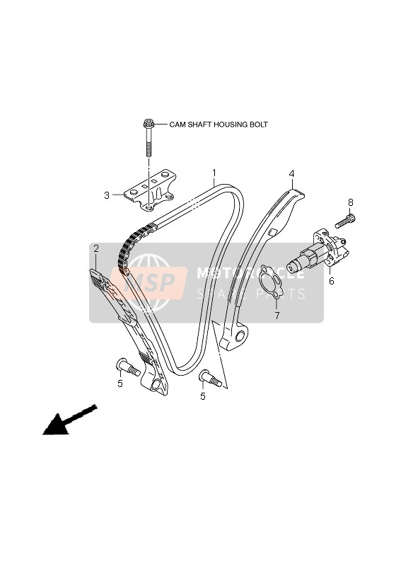 1277137H01, Guide,Cam Chain, Suzuki, 0