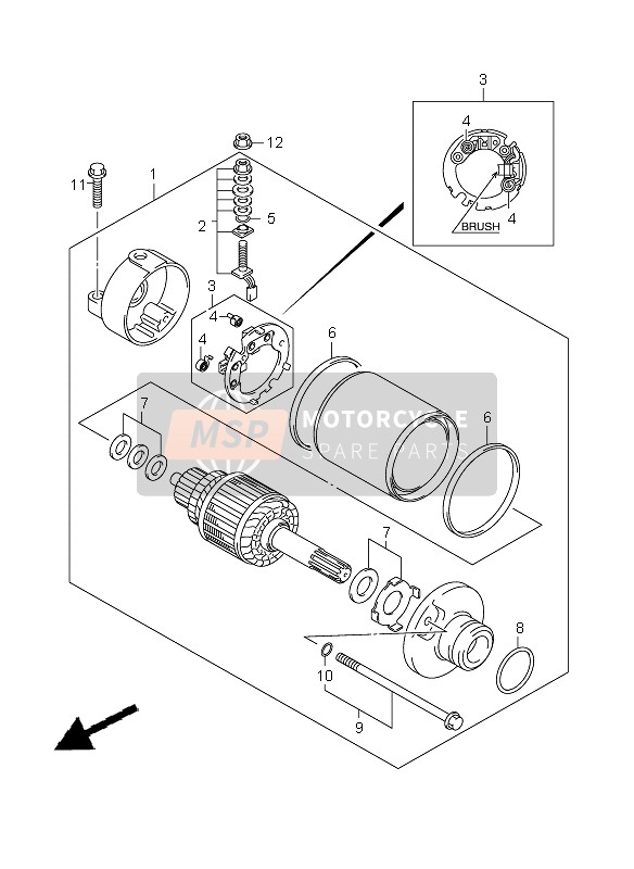 3110037H00, Motor Assy, Starting, Suzuki, 0