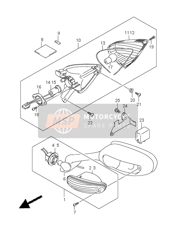 3567841G00, Fassung, Suzuki, 1