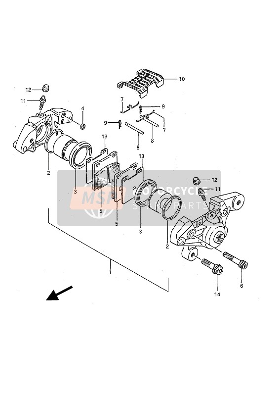 BREMSSATTEL HINTEN