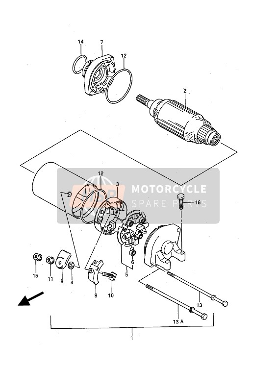 Suzuki GSX1100F 1994 Comenzando Motor para un 1994 Suzuki GSX1100F