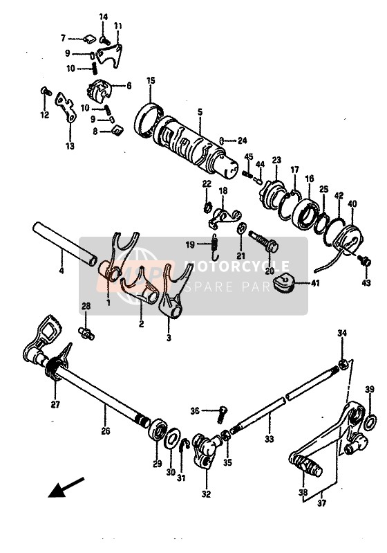 Suzuki GSX-R750 1989 Gear Shifting for a 1989 Suzuki GSX-R750