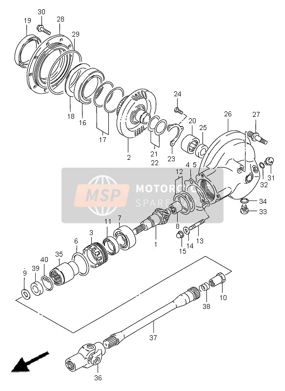 Propeller Shaft & Final Drive Gear