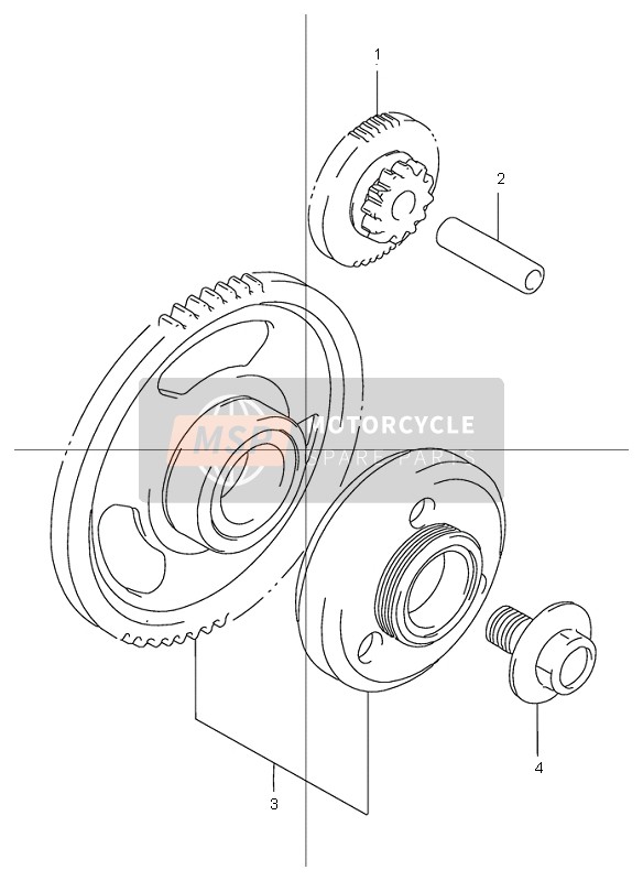 Suzuki GSF1200(N)(S) BANDIT 2002 Antipasto Frizione per un 2002 Suzuki GSF1200(N)(S) BANDIT