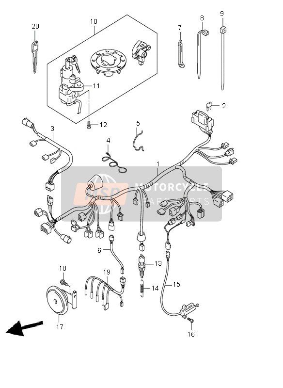 Wiring Harness (GSF1200S)