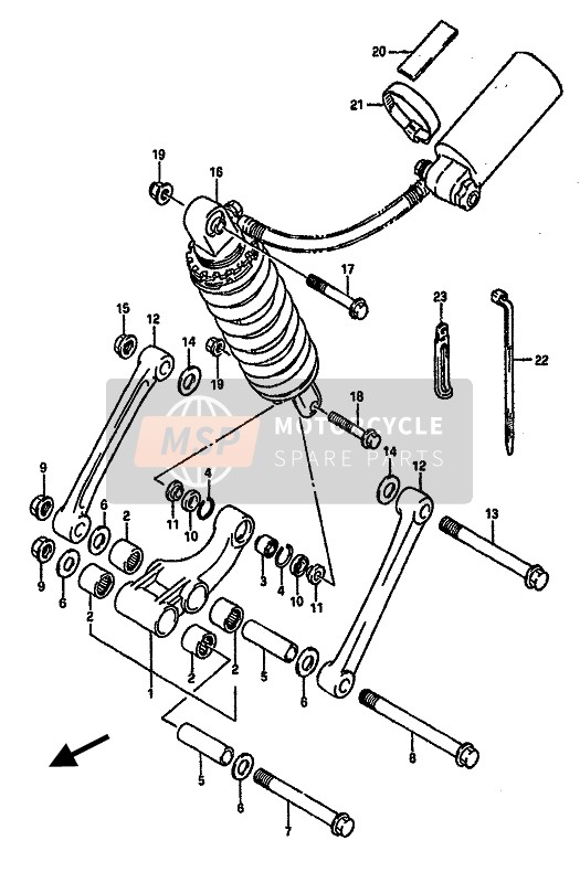 Rear Cushion Lever