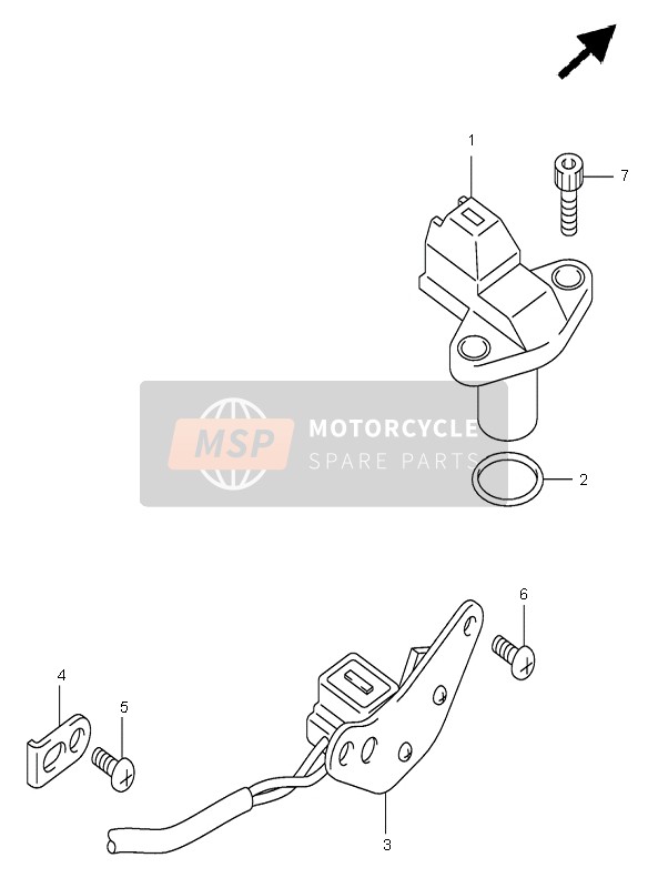 Suzuki GSX-R750 2002 Générateur de signal pour un 2002 Suzuki GSX-R750