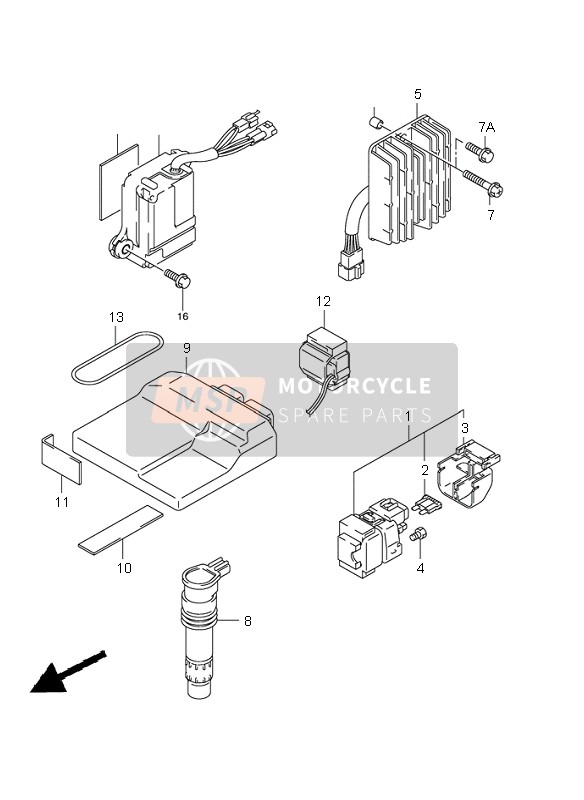 021620635B, Bearing Bolt, Suzuki, 0