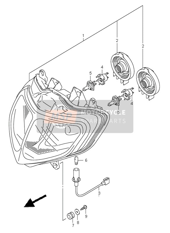 SCHEINWERFER (E2-E19-E54-P37)