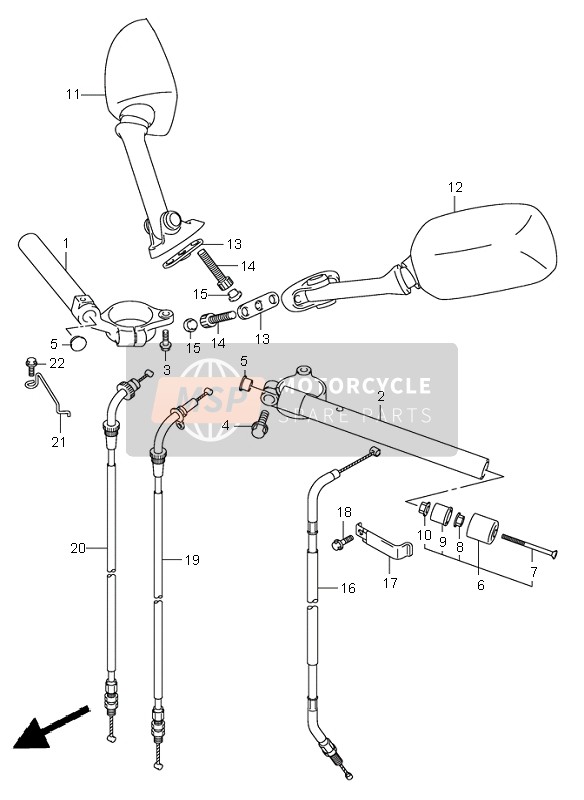 3665135F02, Clamp, Suzuki, 1