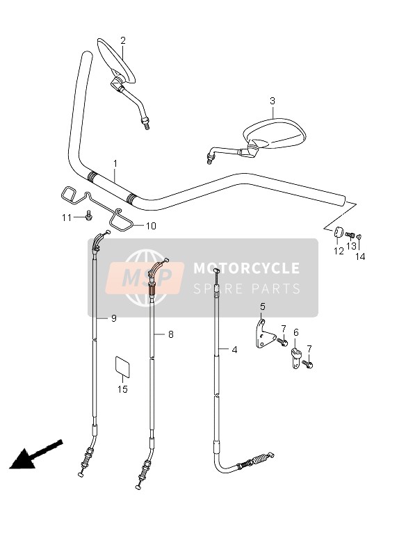 5830022H10, Cable Assy, Throttle   No.2, Suzuki, 0