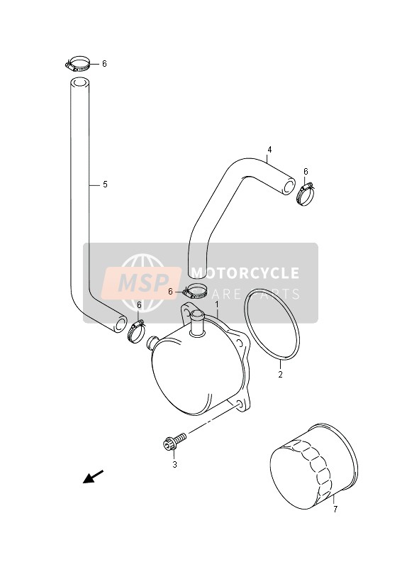 1647114J00, Sclauch, Suzuki, 0