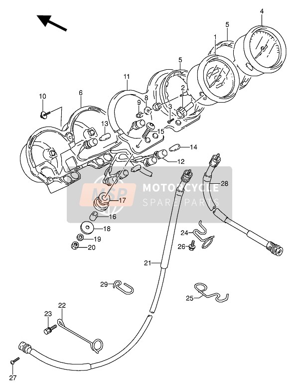 Speedometer & Tachometer