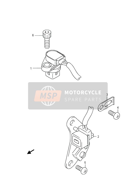 Suzuki GSX-R600 2013 Generatore di segnale per un 2013 Suzuki GSX-R600