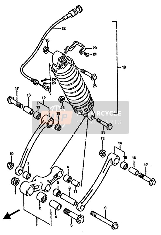 Rear Cushion Lever (E1-E24)