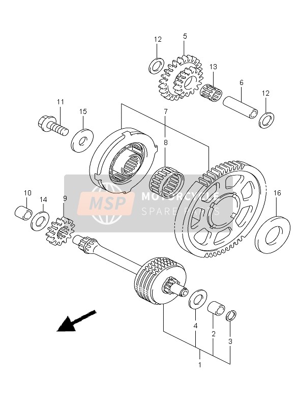 1261747H00, Gear,Limiter Driven(NT:13), Suzuki, 0