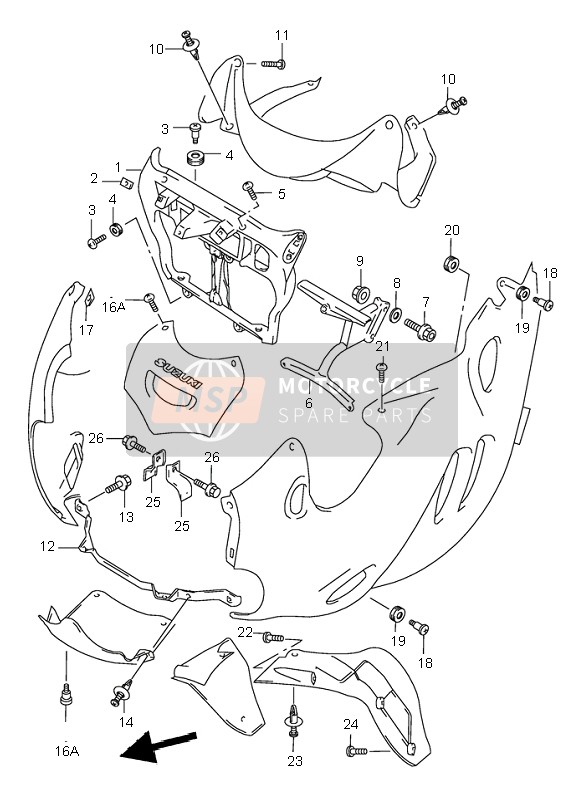 Cowling Body Installation Parts