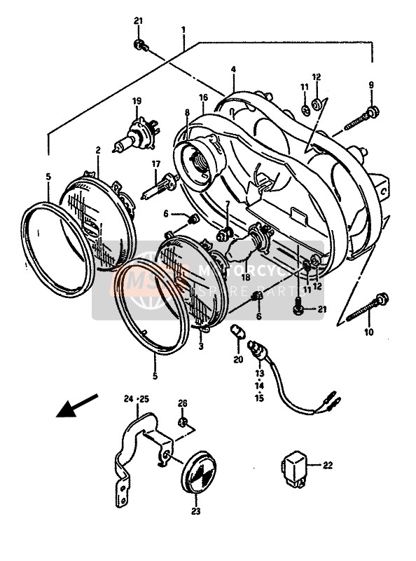 3595617D00, Stuetze. Seitenr, Suzuki, 0