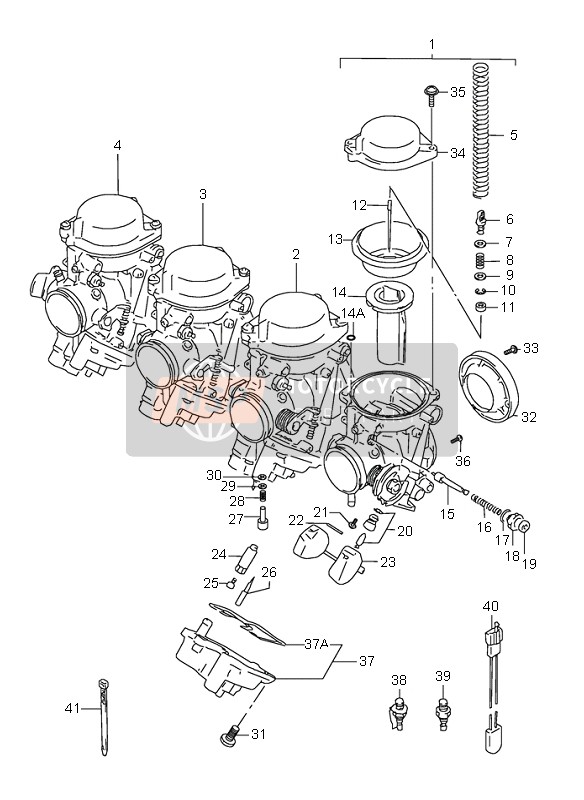 Suzuki GSX-R600 1997 Carburettor for a 1997 Suzuki GSX-R600