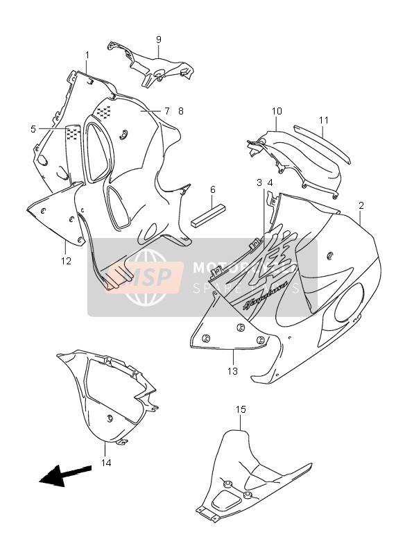 9440724F61LA1, Rivestimento, Suzuki, 0