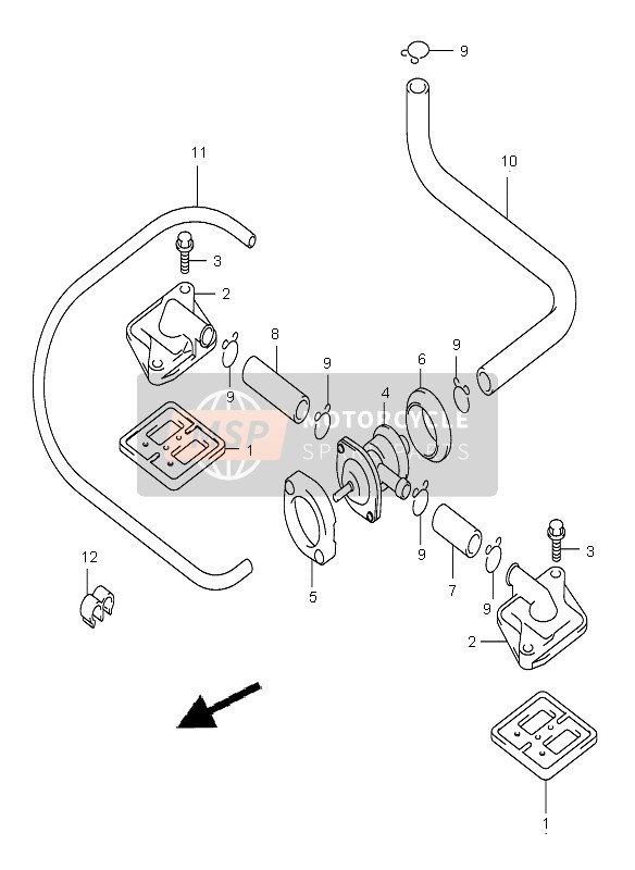 Suzuki GSX-R600(Z) 2003 2do Aire para un 2003 Suzuki GSX-R600(Z)