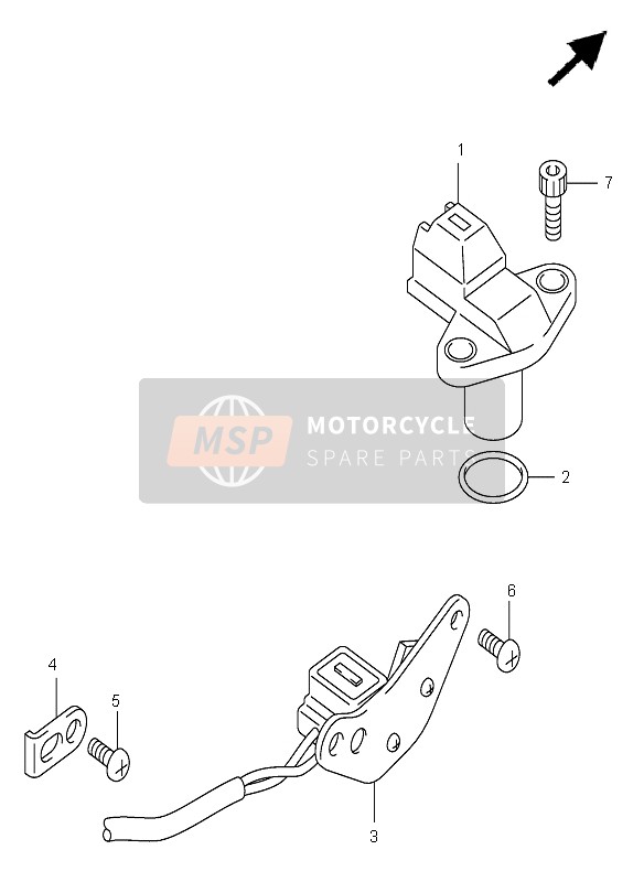 Suzuki GSX-R600(Z) 2003 Générateur de signal pour un 2003 Suzuki GSX-R600(Z)