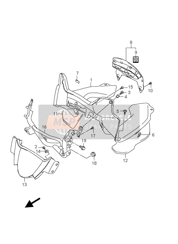 035411516B, Schraube, Suzuki, 3