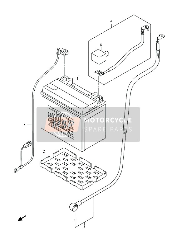 Suzuki GSX-R750 2013 BATTERIE für ein 2013 Suzuki GSX-R750