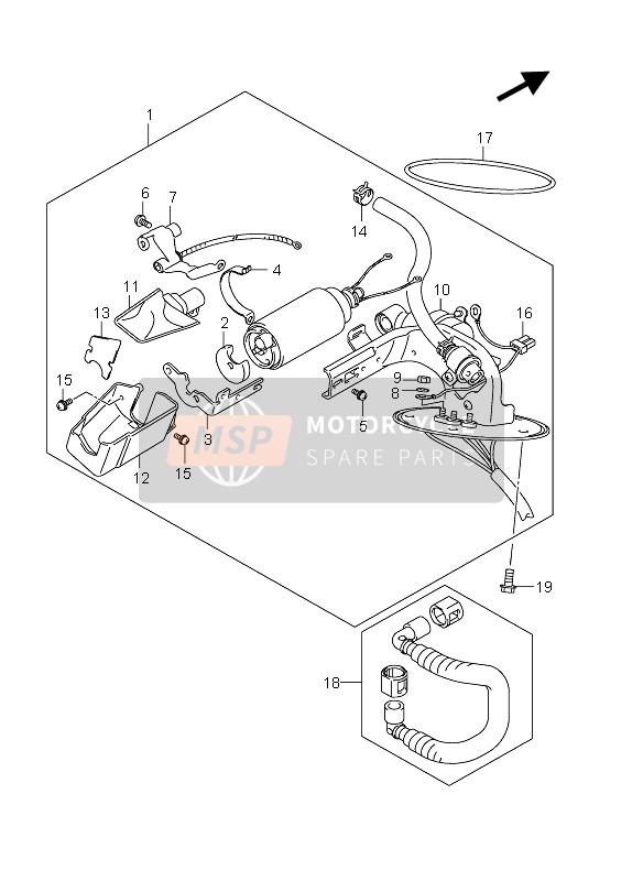 1517039G10, Geber. Kraftstoffstand, Suzuki, 0