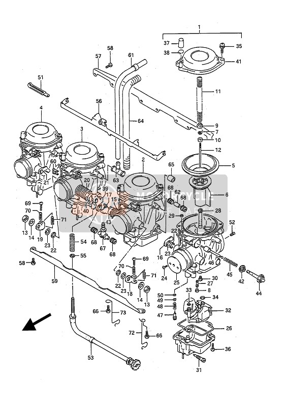 1320210DB0, Carburetor Assy, Ml, Suzuki, 0