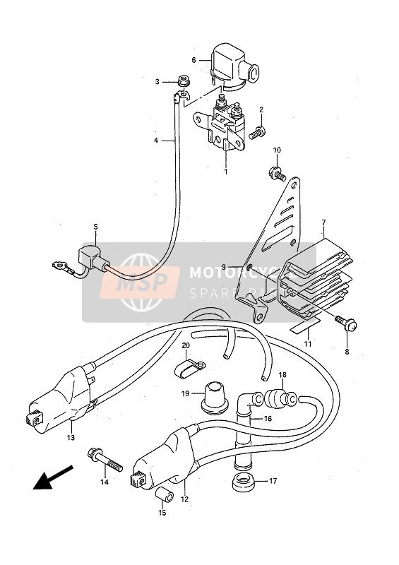 3280033C01, Rectifier Assy, Suzuki, 1