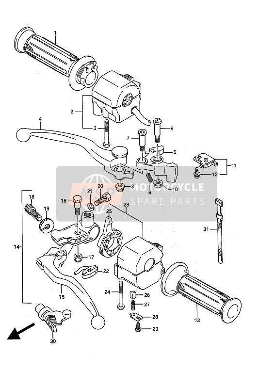 Interruptor de manija (E30)