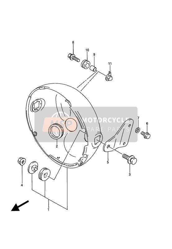 Headlamp Housing