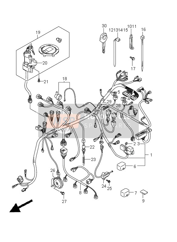 Wiring Harness (GSF1250A E24)