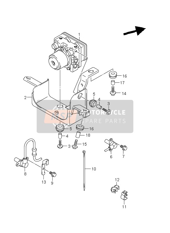 Hydraulische eenheid (GSF1250A E21)