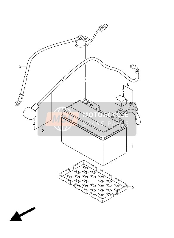 Suzuki GSR750 2011 BATTERIE für ein 2011 Suzuki GSR750