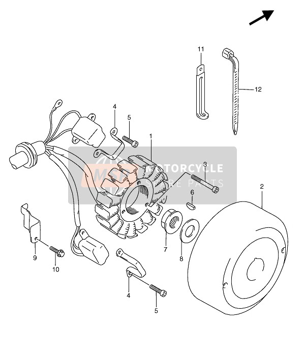 Suzuki RGV250 1994 Magneti per un 1994 Suzuki RGV250