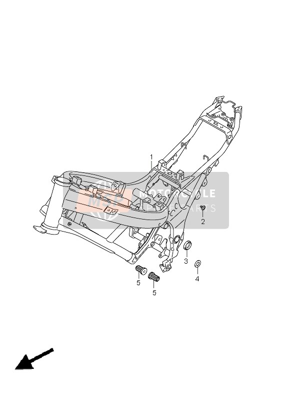 4118408J00, Bush, Engine Mouting   Rear, Suzuki, 0